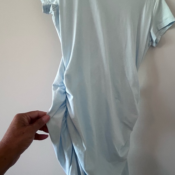 MISSUFE • Lt. Blue  Midi T-Shirt Dress • Large • - Picture 4 of 5